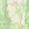 Itinéraire Anchay - La Caborne du Boeuf, distance, dénivelé, altitude, carte, profil, trace GPS