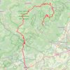 Itinéraire 20 - DDEAV2023, distance, dénivelé, altitude, carte, profil, trace GPS