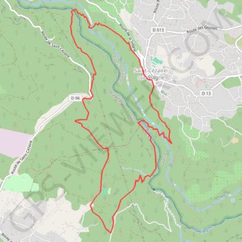Itinéraire Gorges de la siagne, Montauroux - Saint cé, distance, dénivelé, altitude, carte, profil, trace GPS