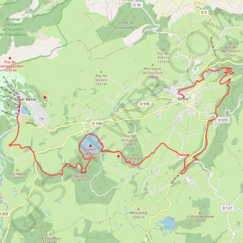 Itinéraire À la Conquête de Super-Besse 2017 - Grand Trail 25 km, distance, dénivelé, altitude, carte, profil, trace GPS