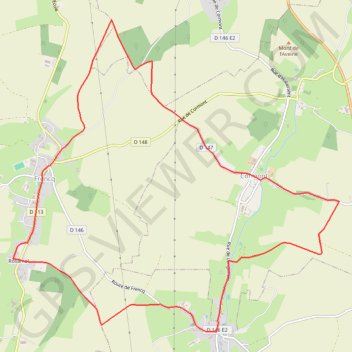 Itinéraire Du Witrepin à la Dordonne - Frencq, distance, dénivelé, altitude, carte, profil, trace GPS