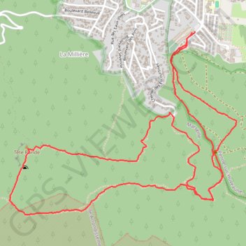 Itinéraire Balcon des Escourtines La Penne du parking Candolle, distance, dénivelé, altitude, carte, profil, trace GPS