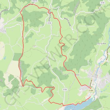Itinéraire Au dessus du lac des Sapins, distance, dénivelé, altitude, carte, profil, trace GPS