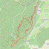 Itinéraire De Parking du Château du Haut-Barr à Rocher de Brotsch, Reinhardsmunster, distance, dénivelé, altitude, carte, profil, trace GPS