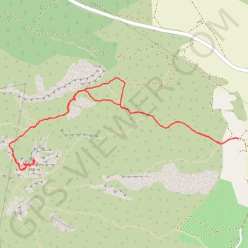 Itinéraire Sommet des Opies, distance, dénivelé, altitude, carte, profil, trace GPS