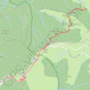 Itinéraire G4 CAMP D'ARGENT - L'AUTHION, distance, dénivelé, altitude, carte, profil, trace GPS