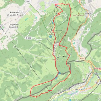 Itinéraire Mont D'or, distance, dénivelé, altitude, carte, profil, trace GPS