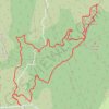 Itinéraire Allauch - Aire de la Moure, distance, dénivelé, altitude, carte, profil, trace GPS