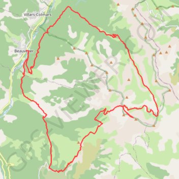Itinéraire Lacs de Lignin, Grand Coyer, distance, dénivelé, altitude, carte, profil, trace GPS