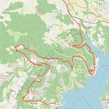Itinéraire TLSP J4 Rousset-Viste-Chorges-20765405, distance, dénivelé, altitude, carte, profil, trace GPS