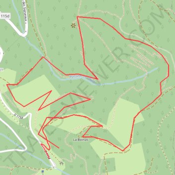 Itinéraire Les Signaraux, l'Arboretum, distance, dénivelé, altitude, carte, profil, trace GPS