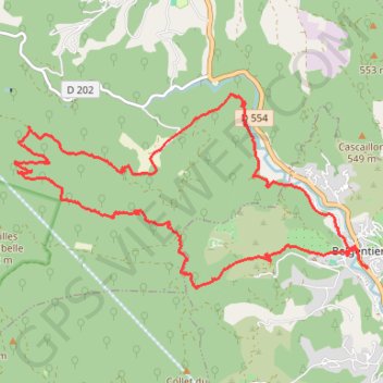 Itinéraire La Croix des Puys, distance, dénivelé, altitude, carte, profil, trace GPS