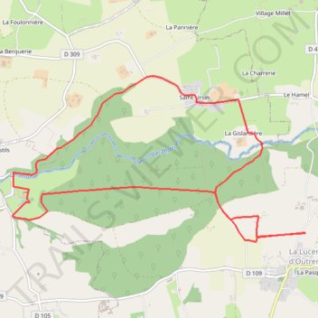Itinéraire trail 10 km, distance, dénivelé, altitude, carte, profil, trace GPS