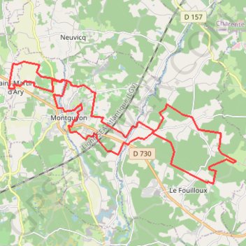 Itinéraire PR 31, 15 et 14B-1325705, distance, dénivelé, altitude, carte, profil, trace GPS