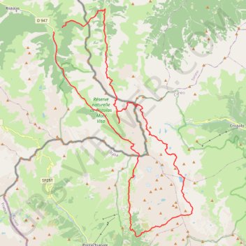 Itinéraire Tour du Mont Viso, distance, dénivelé, altitude, carte, profil, trace GPS