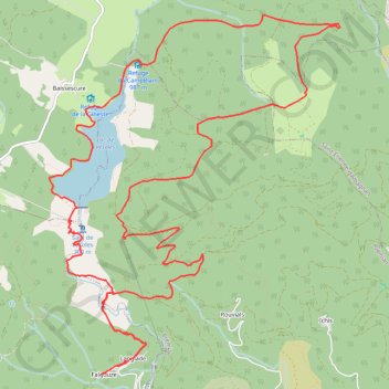 Itinéraire Sentier des milles marches, distance, dénivelé, altitude, carte, profil, trace GPS