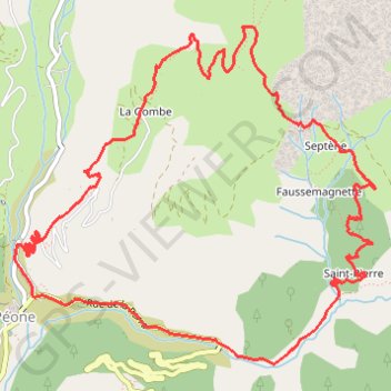 Itinéraire Circuit de Septenne, distance, dénivelé, altitude, carte, profil, trace GPS