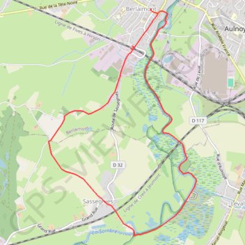 Itinéraire Circuit du Sart Bara - Berlaimont, distance, dénivelé, altitude, carte, profil, trace GPS