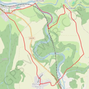 Itinéraire Arnay sur marne, distance, dénivelé, altitude, carte, profil, trace GPS