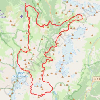 Itinéraire Raid de Tarentaise en Maurienne, distance, dénivelé, altitude, carte, profil, trace GPS