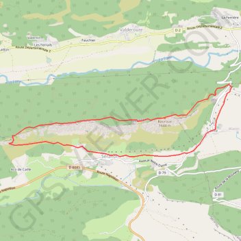 Itinéraire Séranon par la chapelle Sainte brigitte, distance, dénivelé, altitude, carte, profil, trace GPS