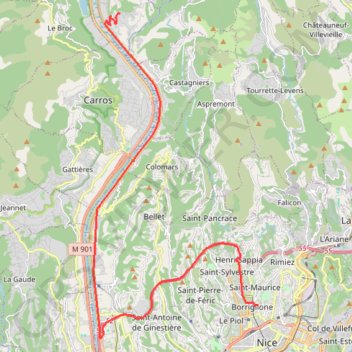 Itinéraire ors-route_1632581375579, distance, dénivelé, altitude, carte, profil, trace GPS