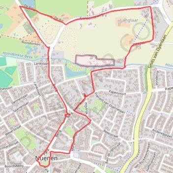 Itinéraire R220_Gogh route 5 km, distance, dénivelé, altitude, carte, profil, trace GPS